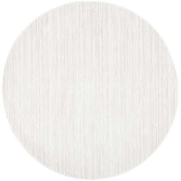 SAFAVIEH Vision Adrasteia Overdyed Solid Area Rug, Ivory, 5' x 5' Round
