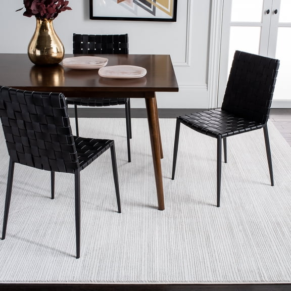 SAFAVIEH Vision Adrasteia Overdyed Solid Area Rug, Ivory Grey, 11' x 15' - X-Large - Modern Design, Ivory Grey & -, Non-Shedding & Easy Cleaning, Ideal for Living Room, Bedroom, Dining Space