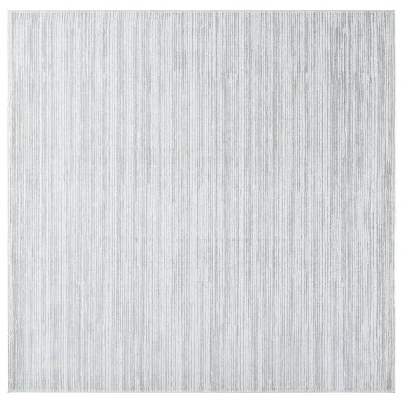 SAFAVIEH Vision Adrasteia Overdyed Solid Area Rug, Ivory Grey, 8' x 8' Square