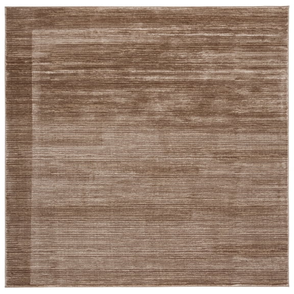 SAFAVIEH Vision Adrasteia Overdyed Solid Area Rug, Light Brown, 6'7" x 6'7" Square