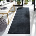 thumbnail image 1 of SAFAVIEH Vision Adrasteia Overdyed Solid Runner, 2'2" x 8', Black - Modern Design, Black, Non-Shedding & Easy Cleaning, Ideal for Living Room, Bedroom, Dining Space, Entryway, Hallway, Kitchen, 1 of 13