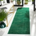 thumbnail image 1 of SAFAVIEH Vision Adrasteia Overdyed Solid Runner, 2'2" x 8', Dark Green - Modern Design, Dark Green, Non-Shedding & Easy Cleaning, Ideal for Living Room, Bedroom, Dining Space, Entryway, Hallway, Kitc, 1 of 13