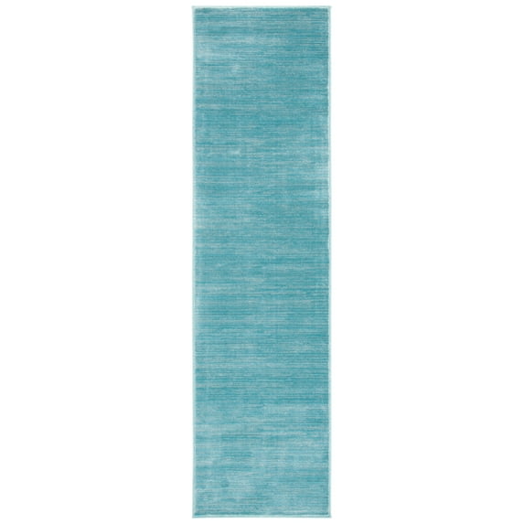 SAFAVIEH Vision Adrasteia Overdyed Solid Runner Rug, Aqua, 2'2" x 16'
