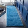 thumbnail image 1 of SAFAVIEH Vision Adrasteia Overdyed Solid Runner Rug, Blue, 2'2" x 10' - Modern Design, Blue, Non-Shedding & Easy Cleaning, Ideal for Living Room, Bedroom, Dining Space, Entryway, Hallway, Kitchen, 1 of 12