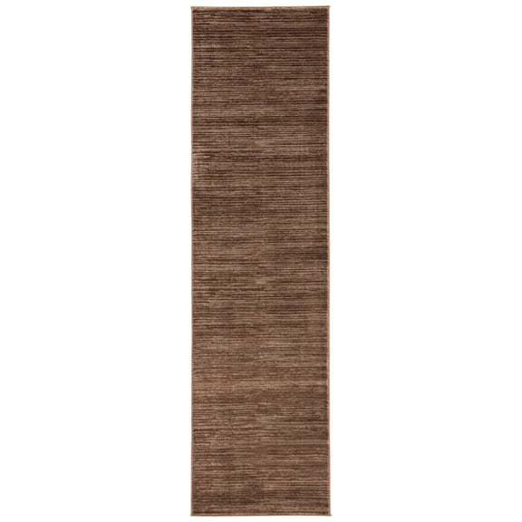 SAFAVIEH Vision Adrasteia Overdyed Solid Runner Rug, Brown, 2'2" x 6'