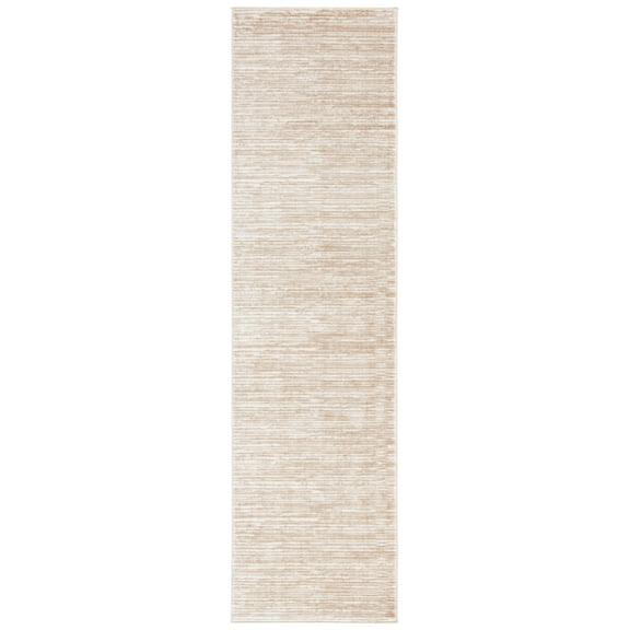 SAFAVIEH Vision Adrasteia Overdyed Solid Runner Rug, Cream, 2'2" x 14' - Modern Design, Creme, Non-Shedding & Easy Cleaning, Ideal for Living Room, Bedroom, Dining Space, Entryway, Hallway, Kitchen