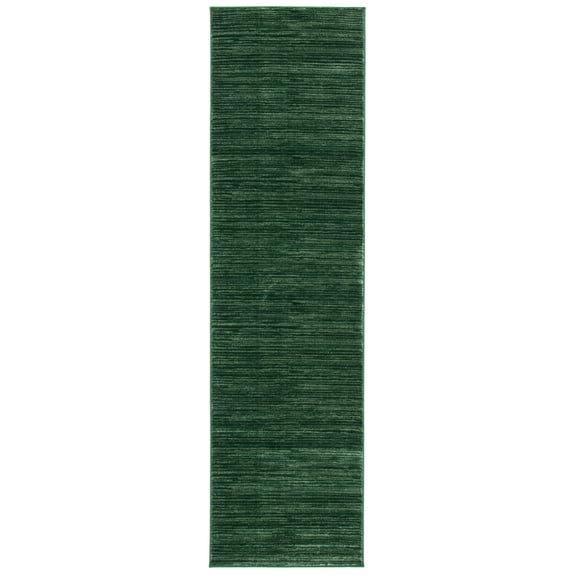 SAFAVIEH Vision Adrasteia Overdyed Solid Runner Rug, Dark Green, 2'2" x 6' - Modern Design, Dark Green, Non-Shedding & Easy Cleaning, Ideal for Living Room, Bedroom, Dining Space, Entryway, Hallway,