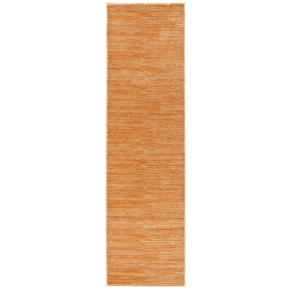 SAFAVIEH Vision Adrasteia Overdyed Solid Runner Rug, Orange, 2'2" x 12'