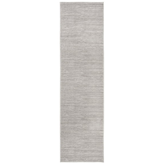 SAFAVIEH Vision Adrasteia Overdyed Solid Runner Rug, Silver, 2'2" x 8'