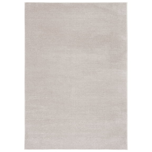 SAFAVIEH Vision Zayden Solid Polyester Area Rug, Beige, 4' x 6'