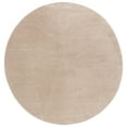 thumbnail image 1 of SAFAVIEH Vision Zayden Solid Polyester Area Rug, Beige, 6'7" x 6'7" Round, 1 of 8