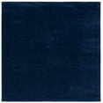 thumbnail image 1 of SAFAVIEH Vision Zayden Solid Polyester Area Rug, Navy, 6'7" x 6'7" Square, 1 of 8