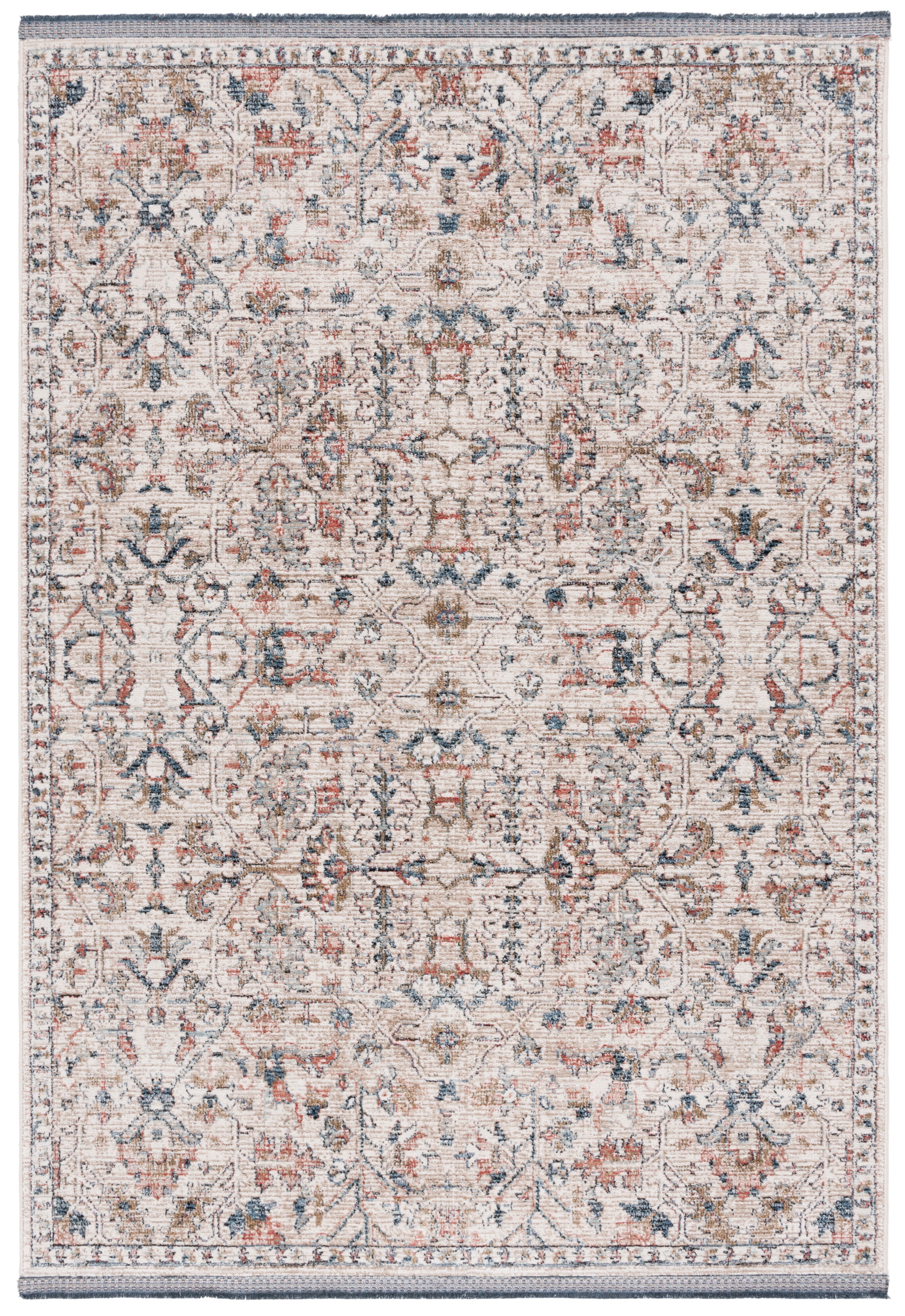 SAFAVIEH Vivaldi Jules Abstract Area Rug, Beige/Blue Rust, 4' x 6'