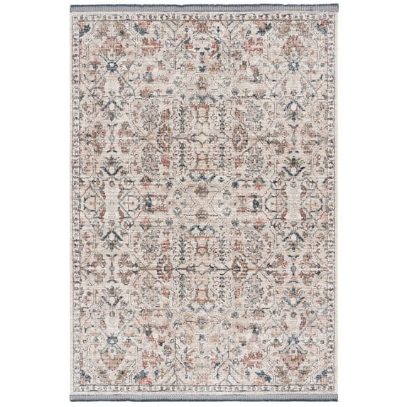 SAFAVIEH Vivaldi Jules Abstract Area Rug, Beige/Blue Rust, 4' x 6'