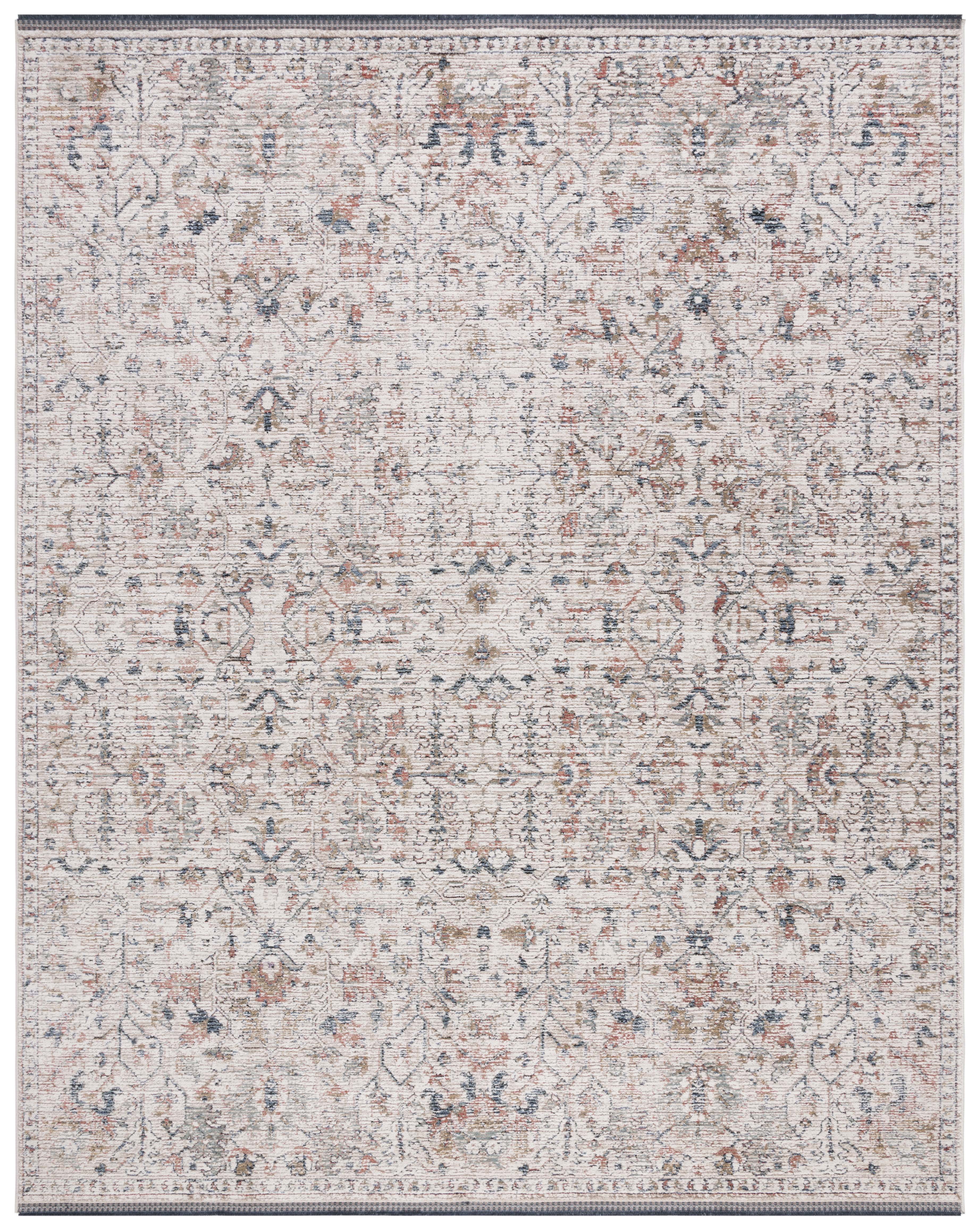SAFAVIEH Vivaldi Jules Abstract Area Rug, Beige/Blue Rust, 8' x 10'