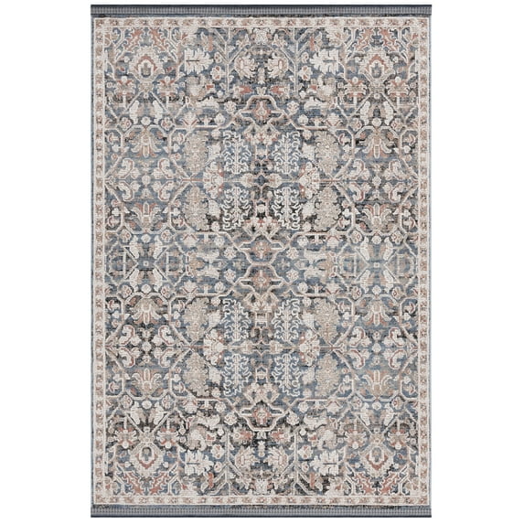 SAFAVIEH Vivaldi Jules Abstract Area Rug, Blue/Ivory, 4' x 6'