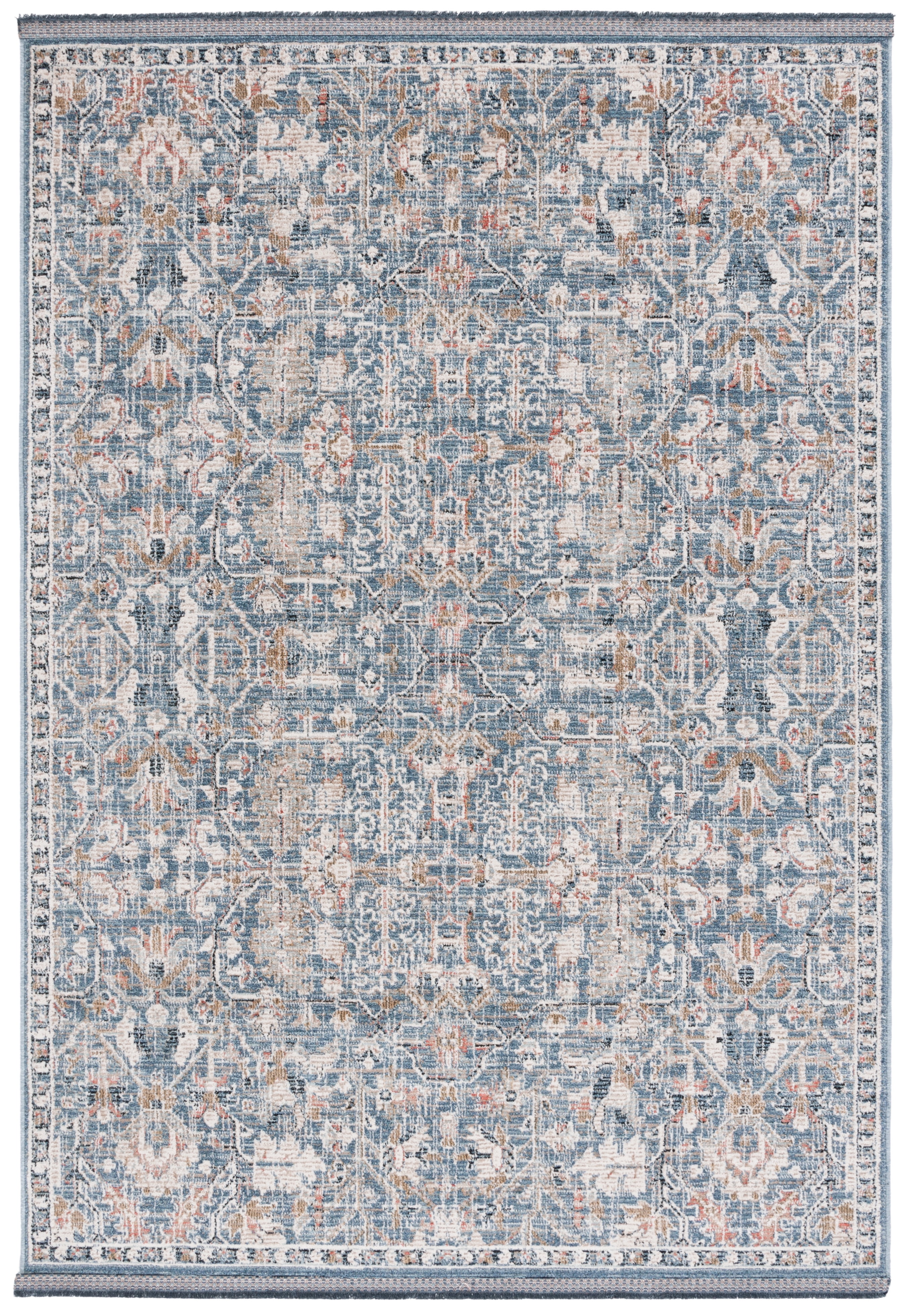 SAFAVIEH Vivaldi Jules Abstract Area Rug, Light Blue/Ivory, 5'3" x 7'6"