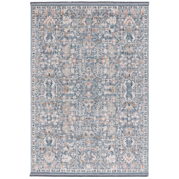 SAFAVIEH Vivaldi Jules Abstract Area Rug, Light Blue/Ivory, 5'3" x 7'6"