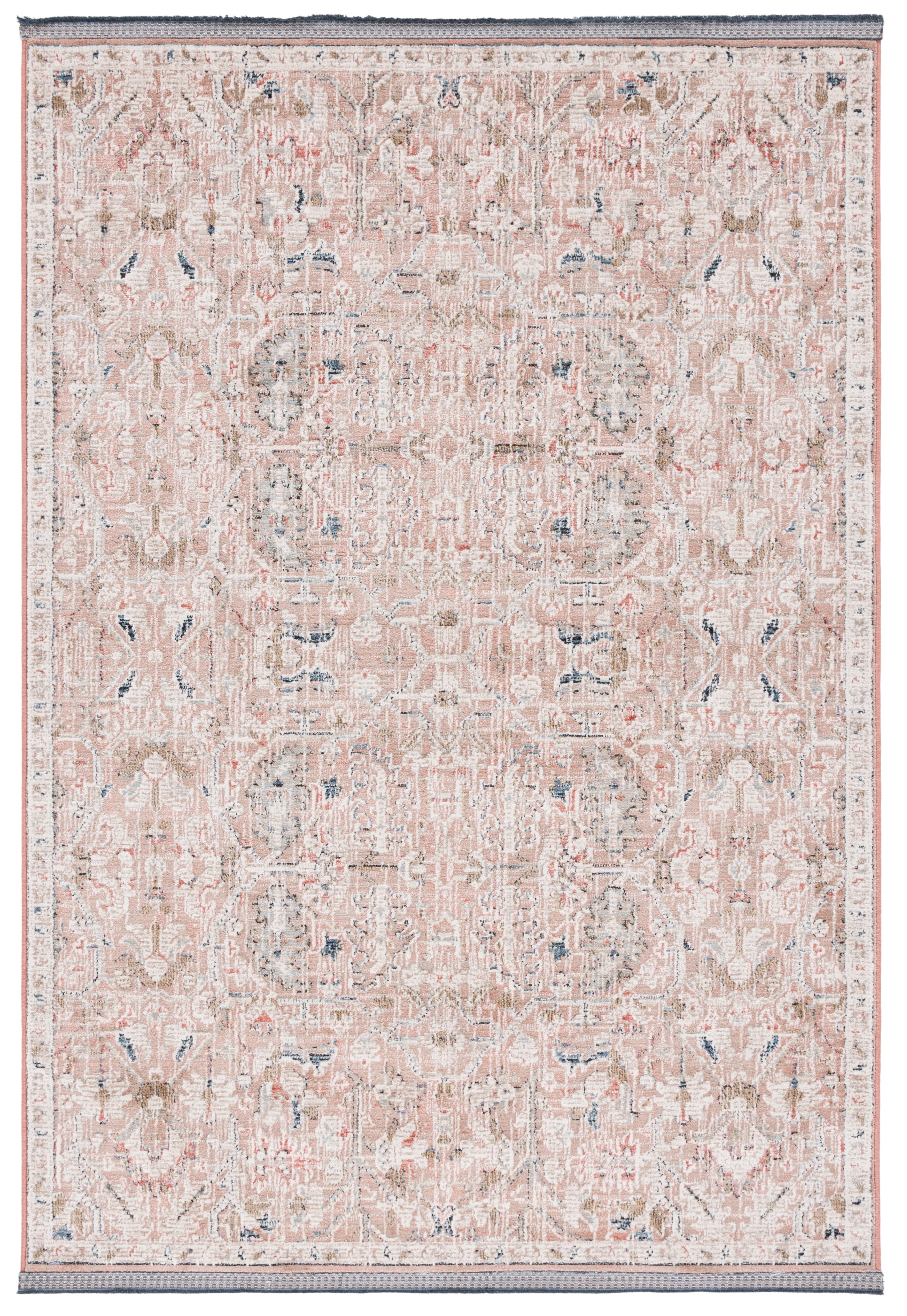 SAFAVIEH Vivaldi Jules Abstract Area Rug, Rust/Ivory, 5'3" x 7'6"