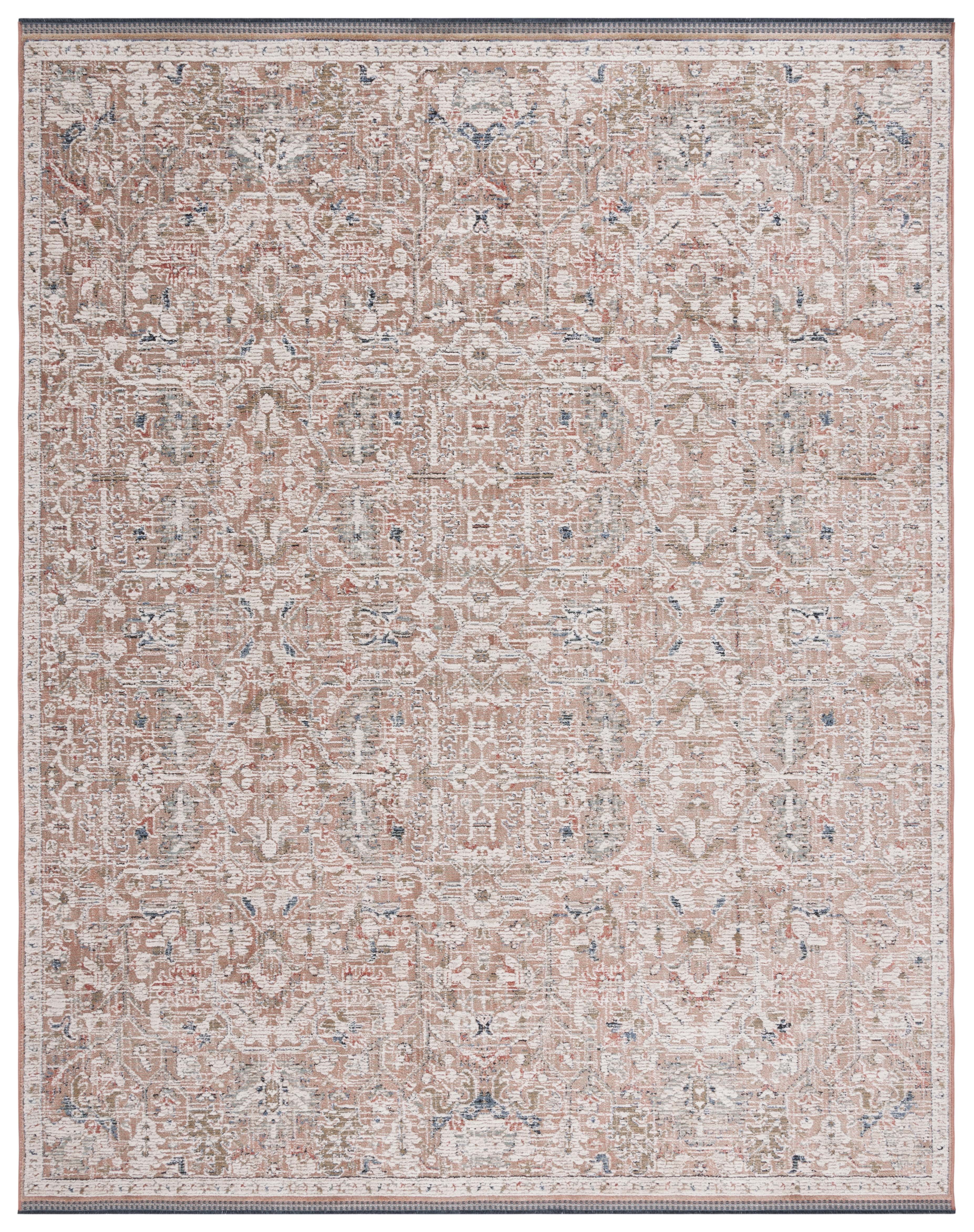 SAFAVIEH Vivaldi Jules Abstract Area Rug, Rust/Ivory, 8' x 10'