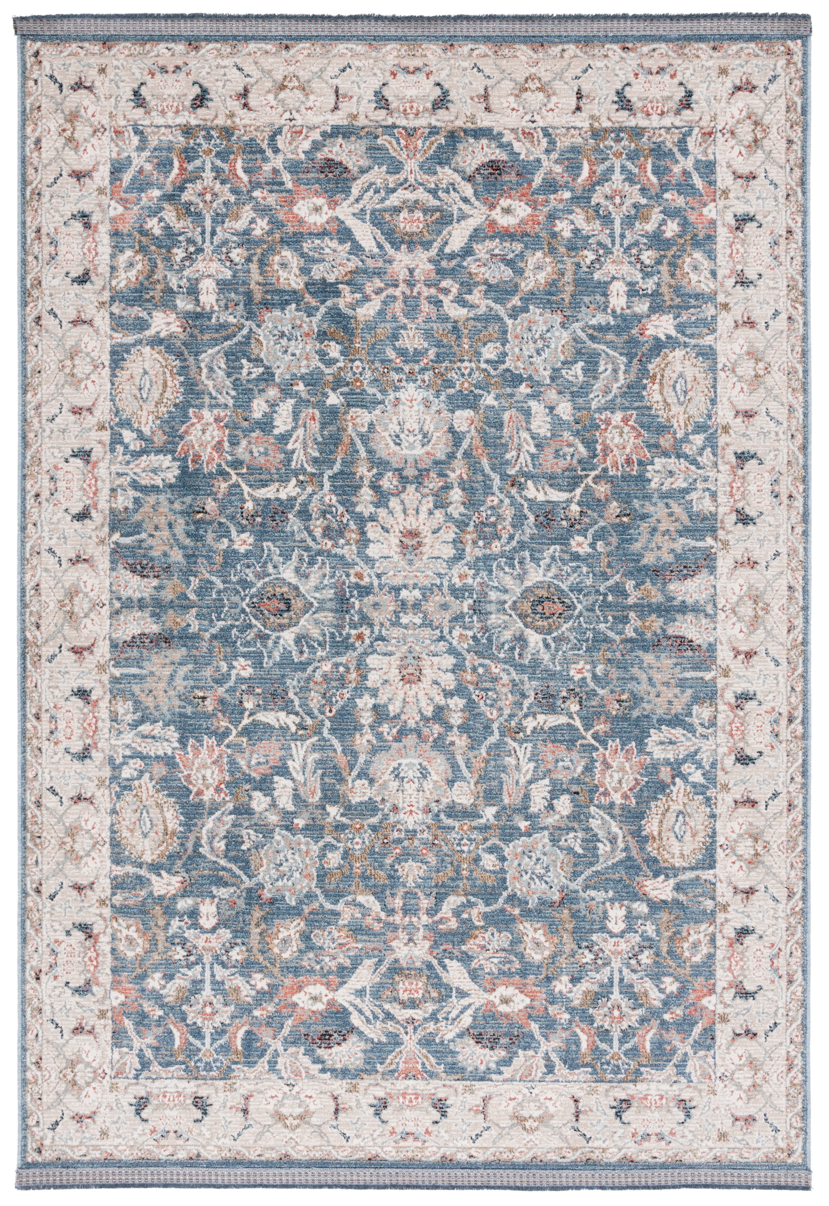 SAFAVIEH Vivaldi Lennard Abstract Area Rug, Blue/Ivory, 4' x 6'