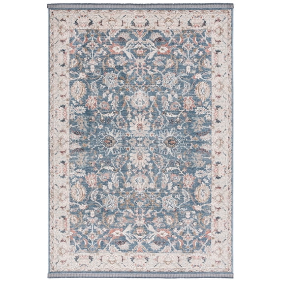 SAFAVIEH Vivaldi Lennard Abstract Area Rug, Blue/Ivory, 5'3" x 7'6"
