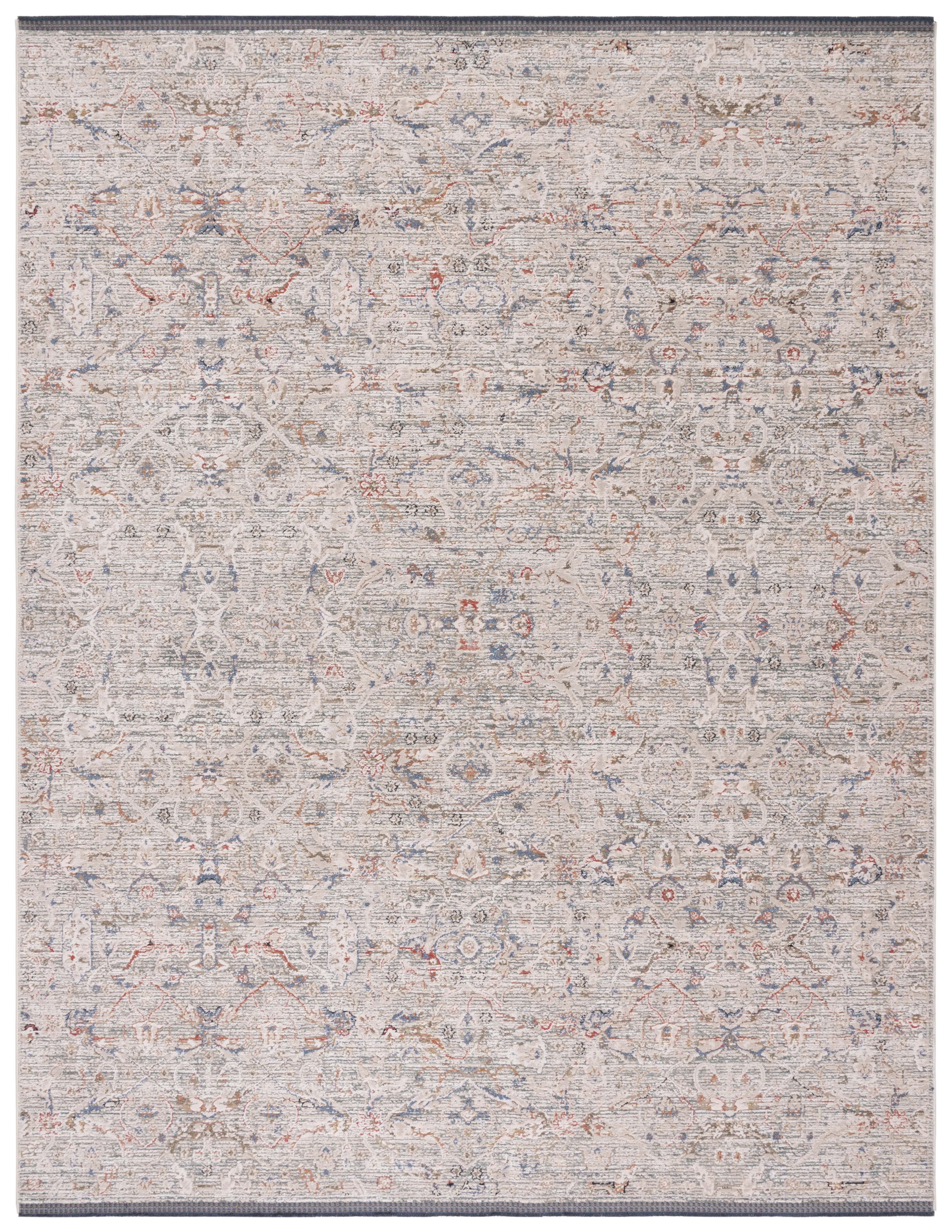 SAFAVIEH Vivaldi Petrina Abstract Area Rug, Ivory/Navy, 8' x 10'