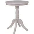 thumbnail image 1 of SAFAVIEH Vivienne Classic Solid Round Top Side Table, Quartz Grey, 1 of 5