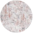 thumbnail image 1 of SAFAVIEH Vogue Austin Abstract Area Rug, Rust/Grey, 6'7" x 6'7" Round, 1 of 8