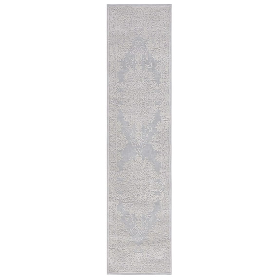 SAFAVIEH Vogue Darina Medallion Runner Rug, Grey/Light Grey, 2' x 8'