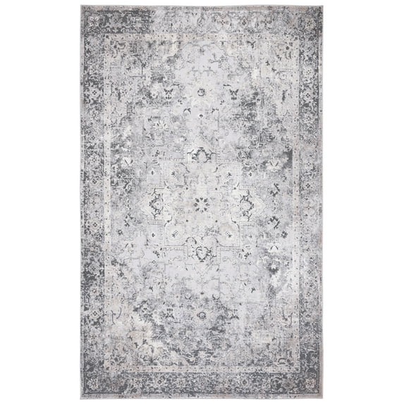 SAFAVIEH Vogue Edin Medallion Area Rug, Grey/Beige, 8' x 10'