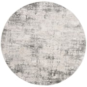 SAFAVIEH Vogue Georgiana Abstract Area Rug, Beige/Charcoal, 3' x 3' Round