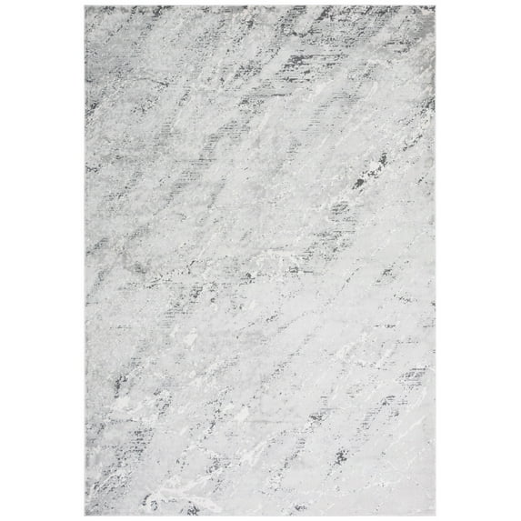 SAFAVIEH Vogue Jayde Abstract Area Rug, Grey/Light Grey, 8' x 10'