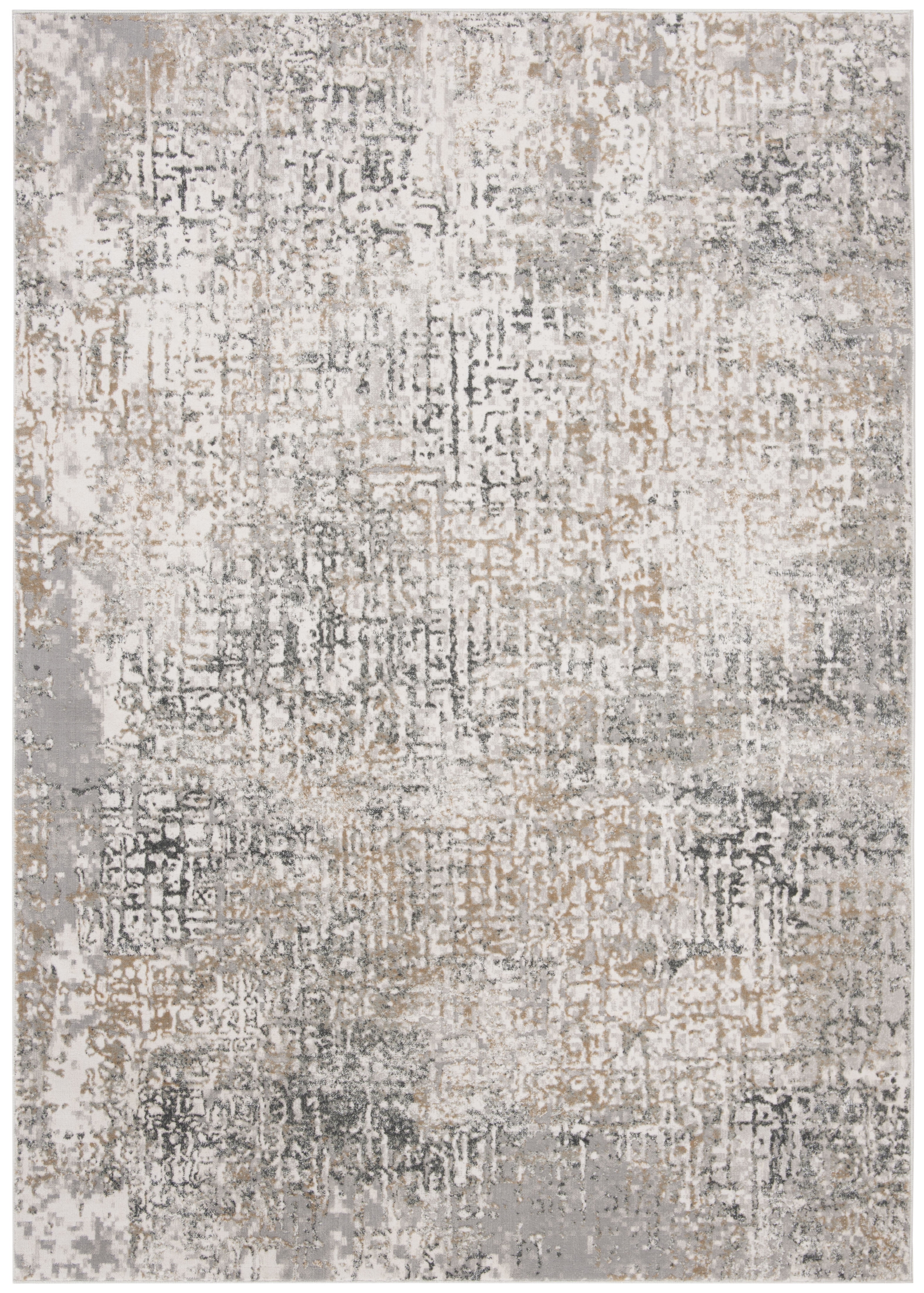 SAFAVIEH Vogue Martha Abstract Area Rug, Beige/Grey, 3' x 5'
