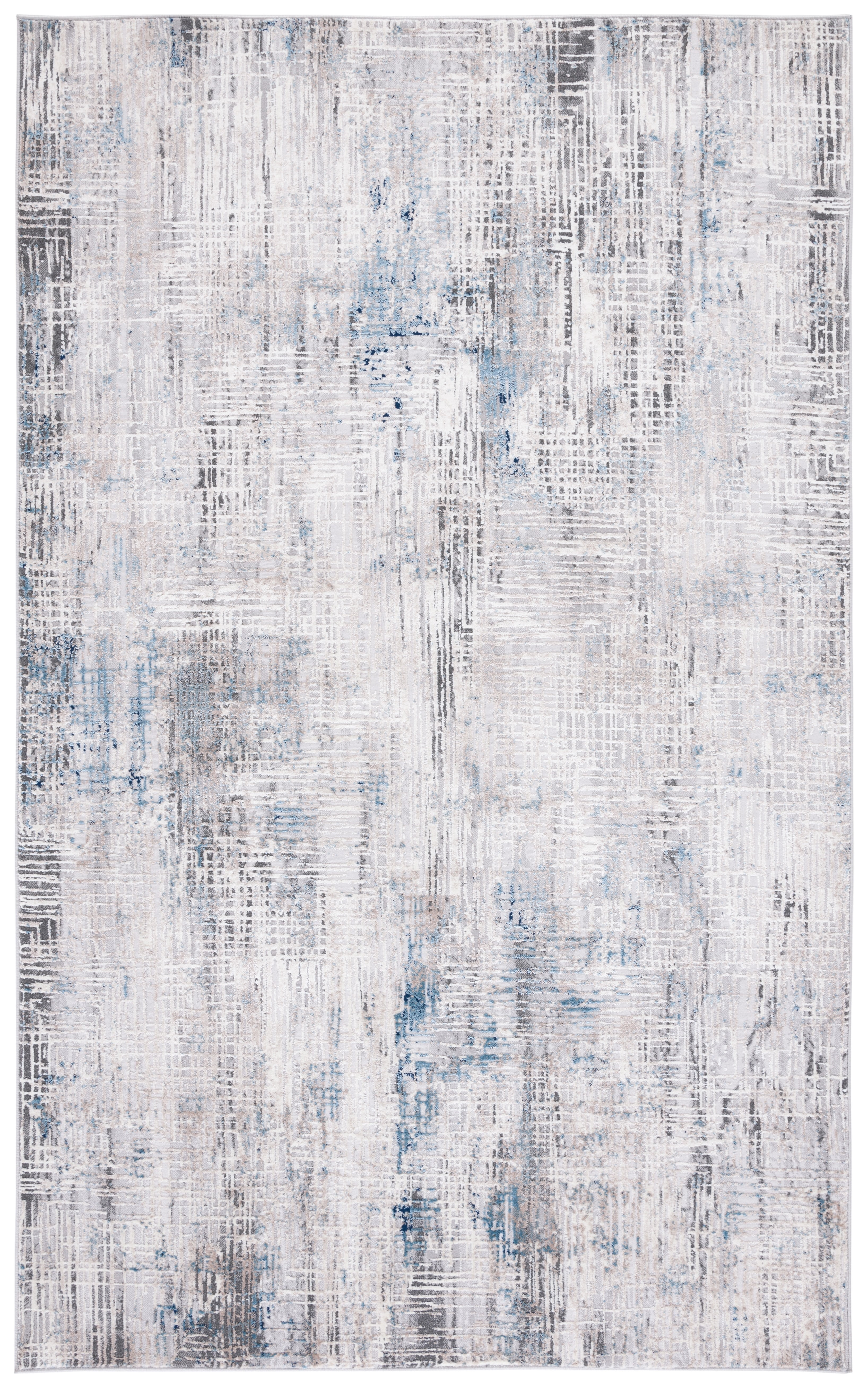 SAFAVIEH Vogue Martha Abstract Area Rug, Blue/Gray, 5'3" x 7'6"