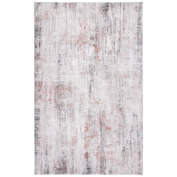 SAFAVIEH Vogue Martha Abstract Area Rug, Rust/Grey, 8' x 10'