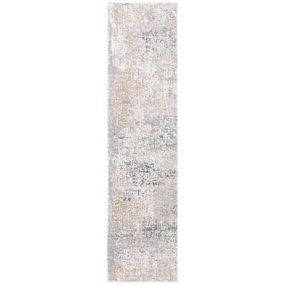 SAFAVIEH Vogue Martha Abstract Runner Rug, Beige/Grey, 2' x 6'