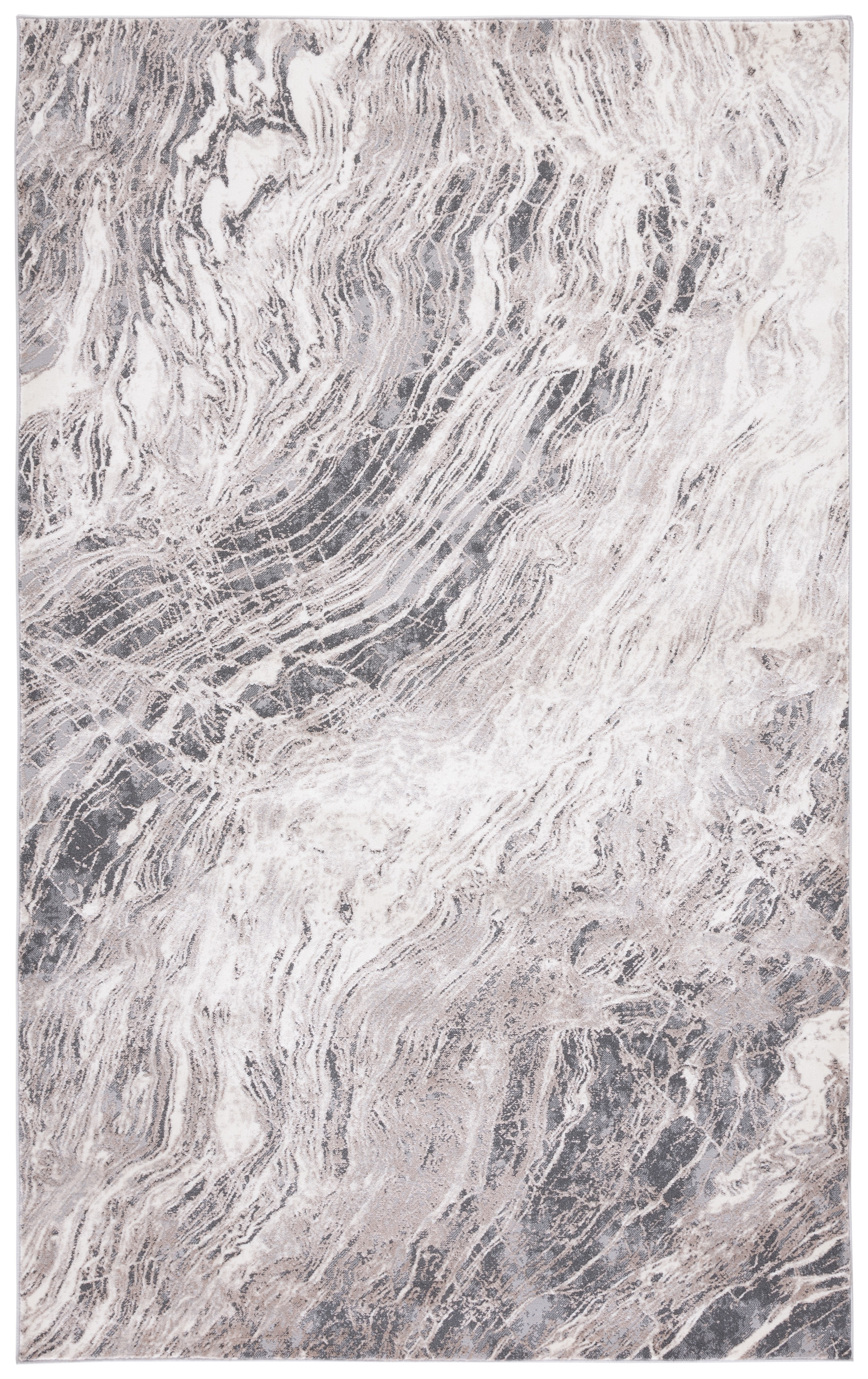 Molly Clock Rug Show SAFAVIEH Vogue Molly Abstract Area Rug, Grey/Ivory, 9' x 12' - Walmart.com