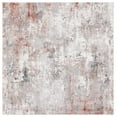 thumbnail image 1 of SAFAVIEH Vogue Serafim Abstract Area Rug, Rust/Grey, 6'7" x 6'7" Square, 1 of 8
