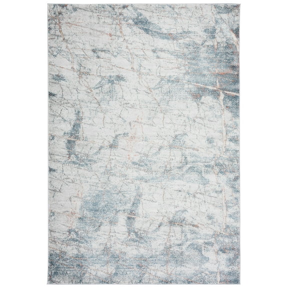 SAFAVIEH Vogue Vardan Abstract Area Rug, Grey/Blue Rust, 8' x 10'