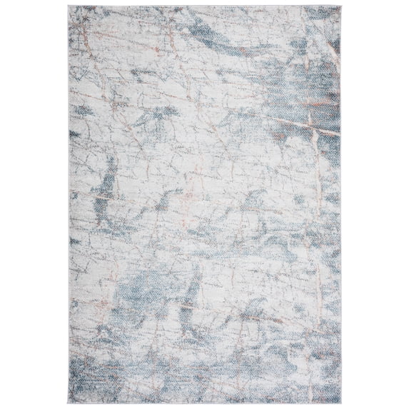 SAFAVIEH Vogue Vardan Abstract Area Rug, Grey/Blue Rust, 9' x 12'