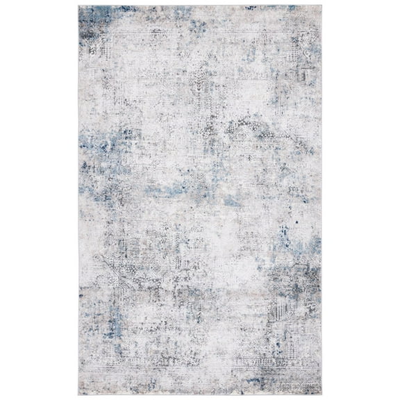 SAFAVIEH Vogue Wendell Abstract Area Rug, Beige/Blue, 4' x 6'