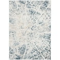 thumbnail image 1 of SAFAVIEH Vogue Zowie Abstract Overdyed Area Rug, Cream/Teal, 4' x 6', 1 of 4