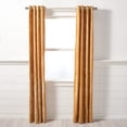 thumbnail image 1 of SAFAVIEH Voleria Contemporary Mustard Solid Grommet Blackout Curtains, 52" x 84", 1 of 5
