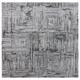 thumbnail image 1 of SAFAVIEH Whisper Theobald Abstract Area Rug, Grey/Dark Grey, 6'7" x 6'7" Square, 1 of 8