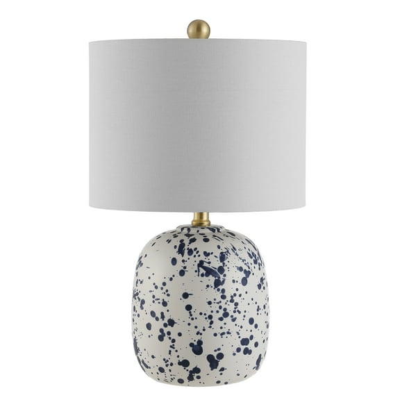 SAFAVIEH Wallace 19.25 in. Abstract Ceramic Table Lamp, Ivory