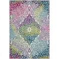 thumbnail image 1 of SAFAVIEH Watercolor Edna Abstract Colorful Area Rug, Ivory/Fuchsia, 6'7" x 9', 1 of 6