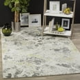 thumbnail image 1 of SAFAVIEH Watercolor Isabella Abstract Colorful Area Rug, Ivory/Grey, 6'7" x 9', 1 of 10