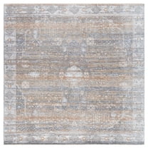 SAFAVIEH Webster Tomas Abstract Area Rug, Grey/Beige, 6'7" x 6'7" Square