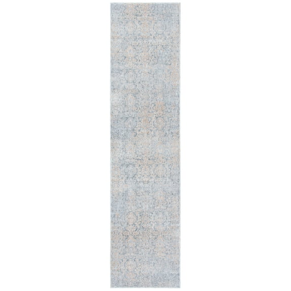SAFAVIEH Webster Dominic Distressed Runner Rug, Grey/Beige, 2'6" x 10'